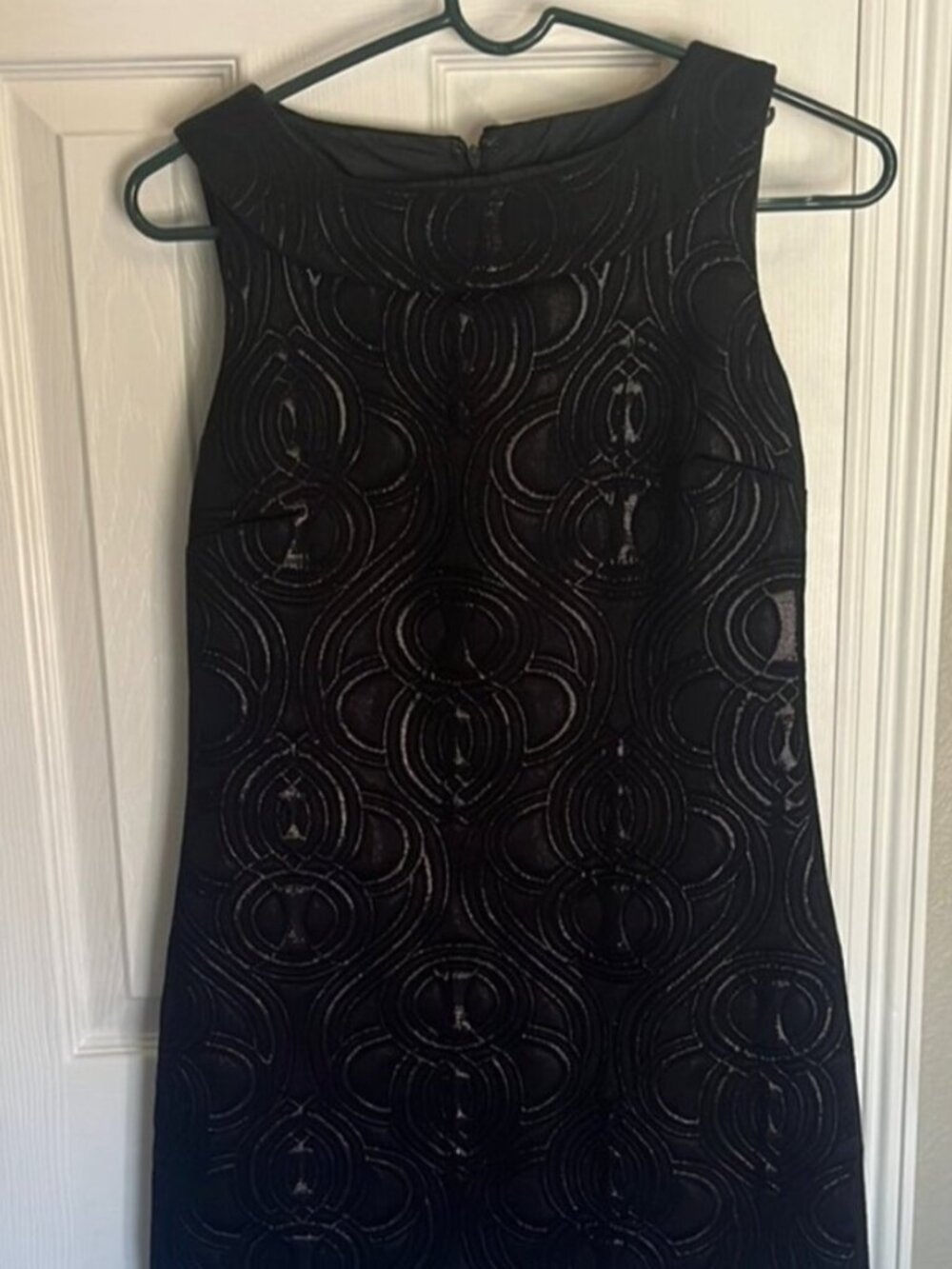 Black mini dress